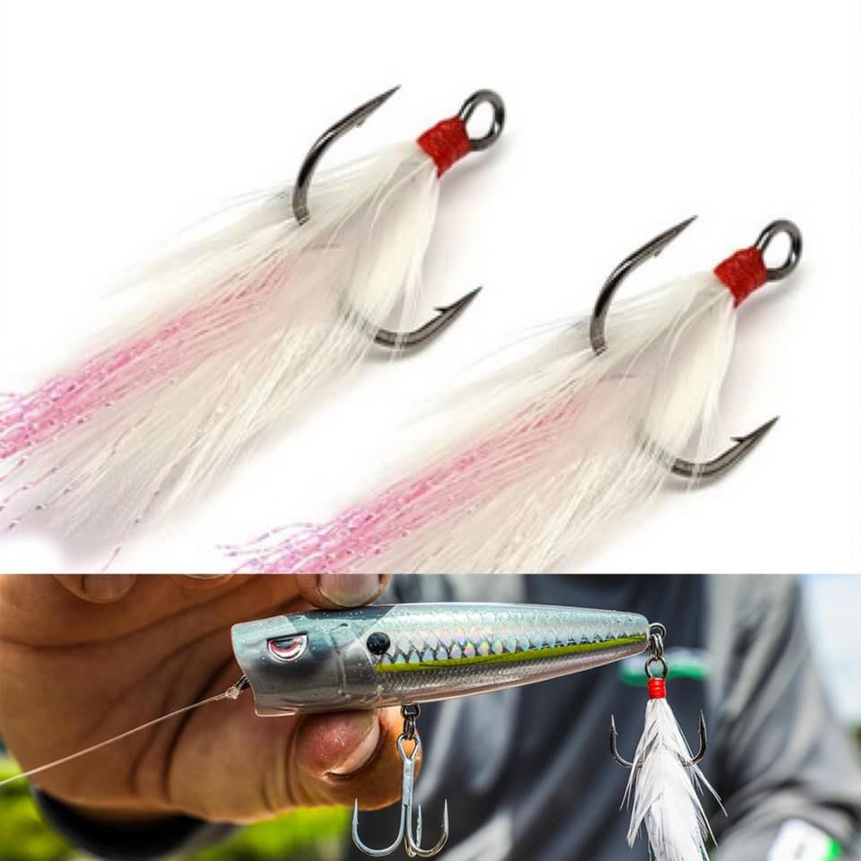 Tying a Feathered Treble Hook 