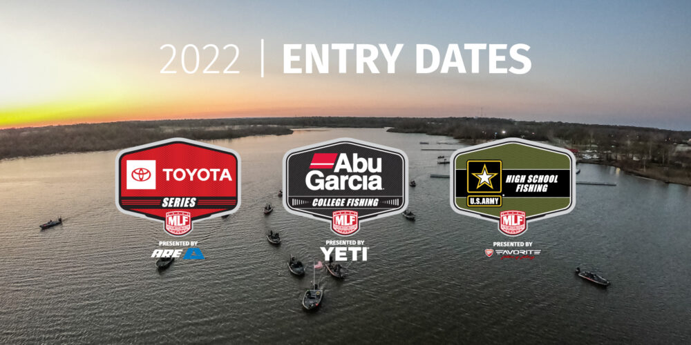 2022 Entry Schedule Major League Fishing Toyota Series, Abu Garcia
