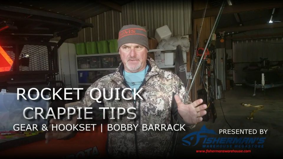 Most Effective Gear and Hookset Crappie Fishing with Bobby Barrack