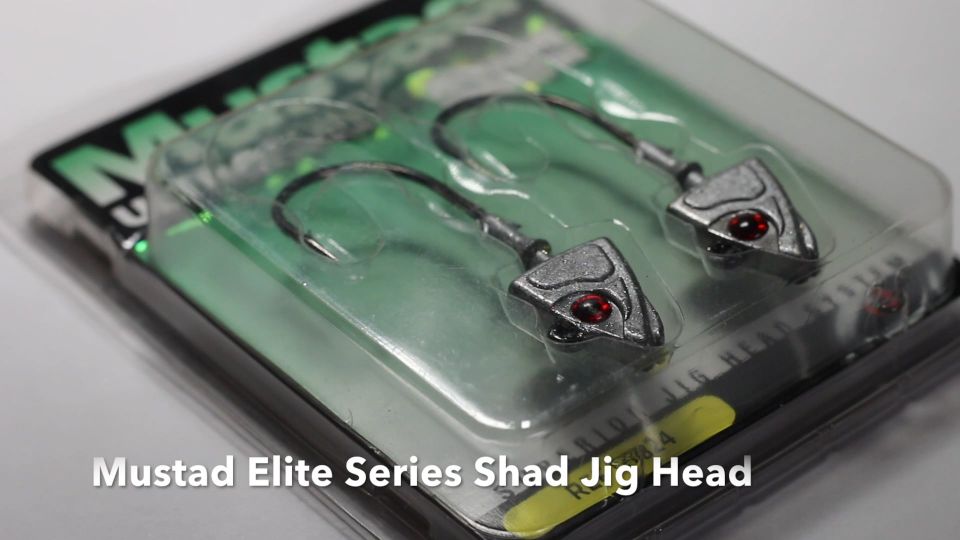 Mustad Elite Series Shad Jig Head Up Close