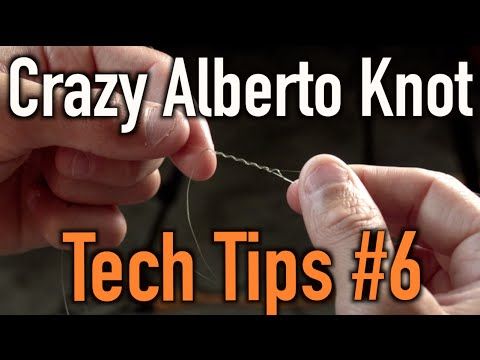 How to Tie Braided Line to Flurocarbon OR Monofilament, Crazy Alberto Knot